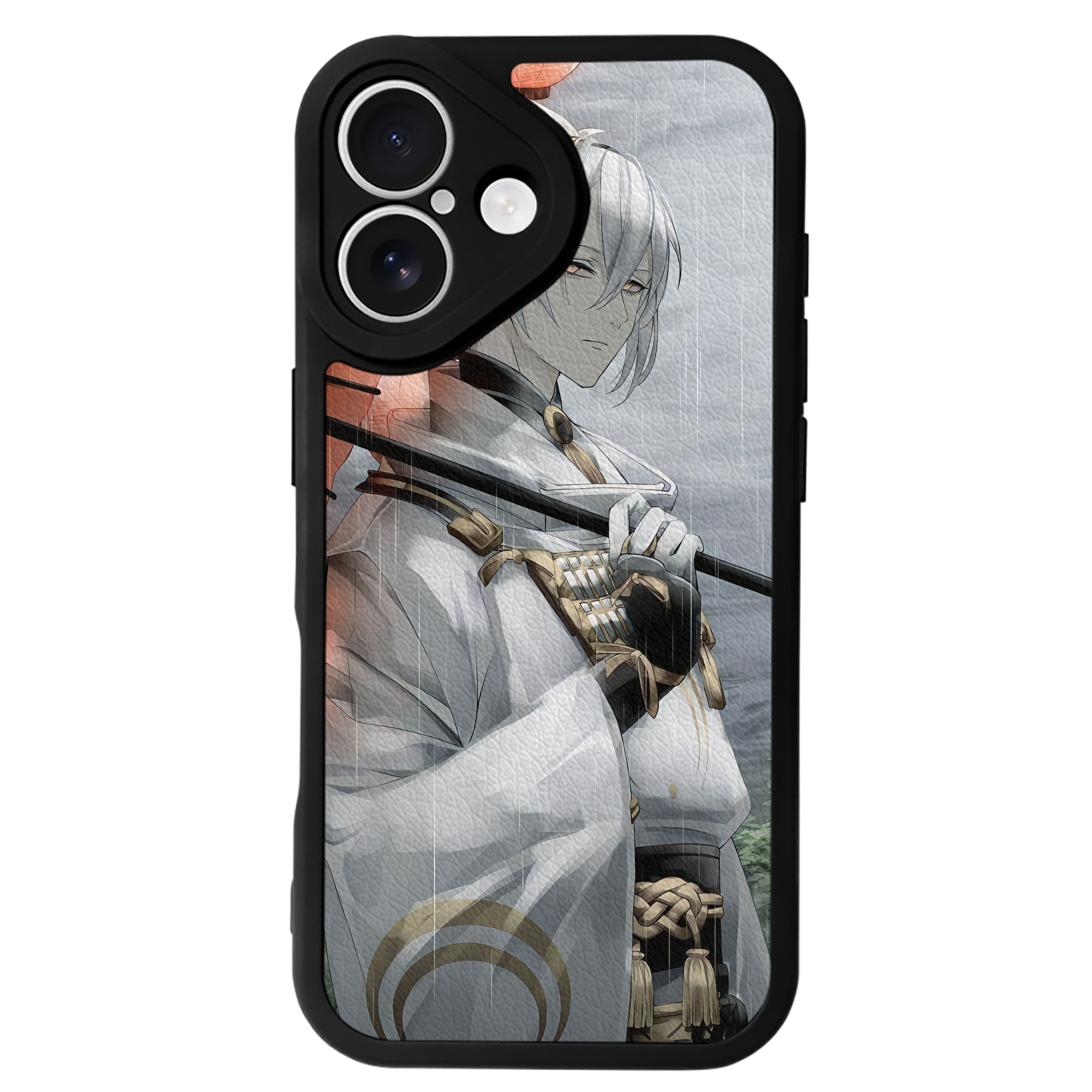 （画像用） 刀剣乱舞 Touken Ranbu 【iPhone 16シリーズ対応】シリコンスマホケース（レザー調） 材質：シリコン